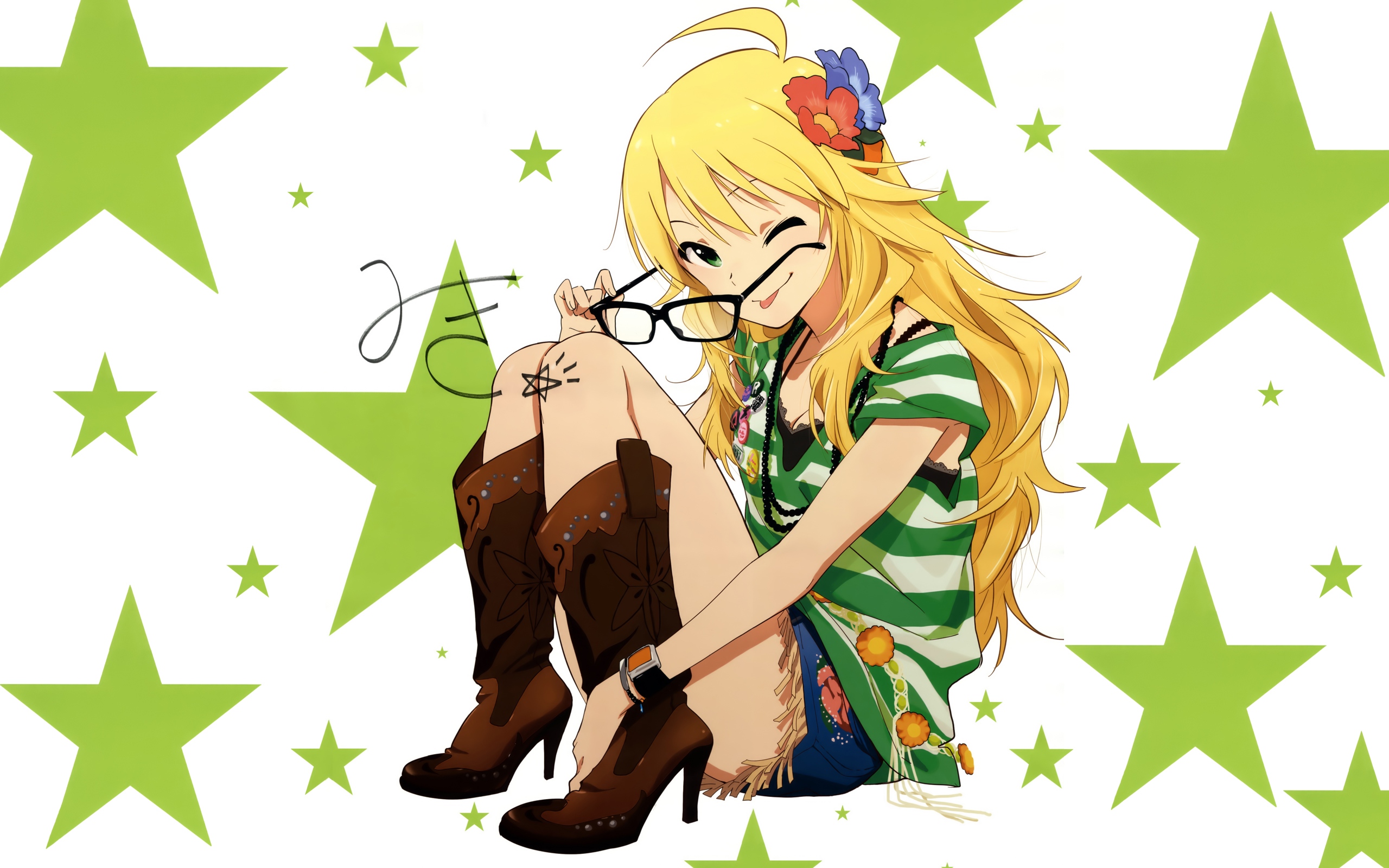 Download Miki Hoshii Anime The IDOLM@STER HD Wallpaper