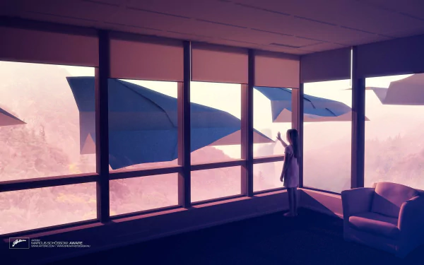 paper plane music axtone HD Desktop Wallpaper | Background Image