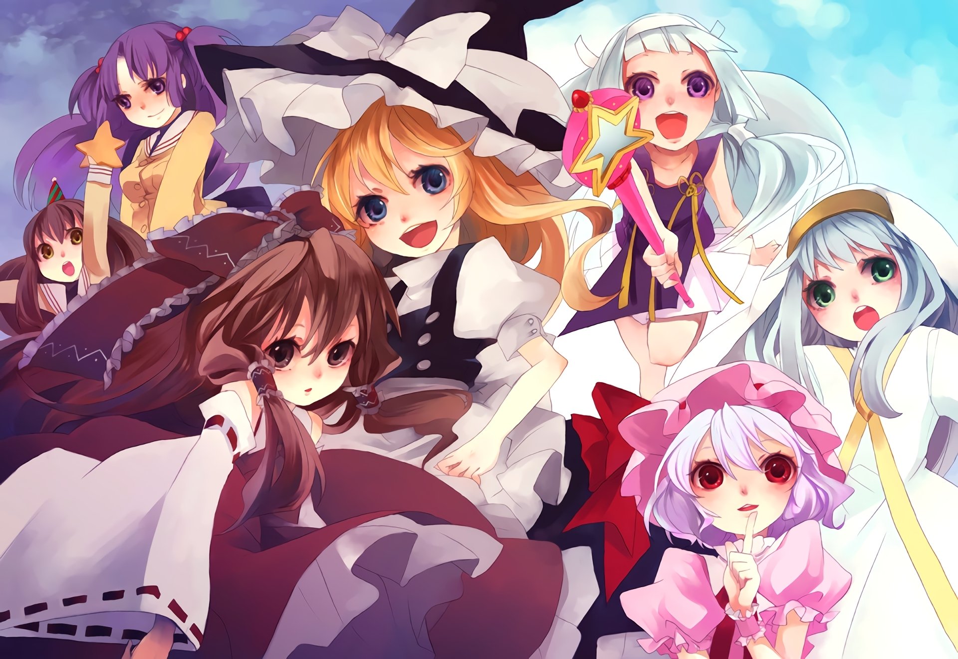 Download Dress Blush Smile Reimu Hakurei Fuuko Ibuki Kotomi Ichinose ...