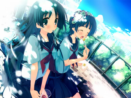 Kazari Uiharu Ruiko Saten Anime A Certain Scientific Railgun HD Desktop Wallpaper | Background Image