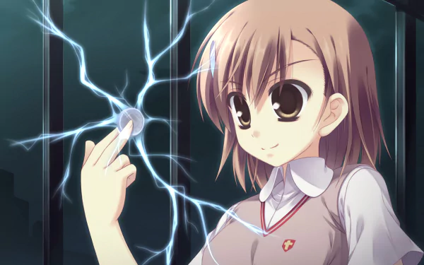 Mikoto Misaka Anime A Certain Scientific Railgun HD Desktop Wallpaper | Background Image