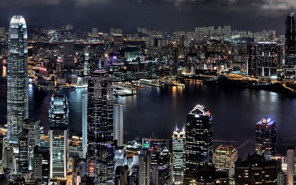 Man Made Hong Kong Cities China HD Wallpaper | Background Image