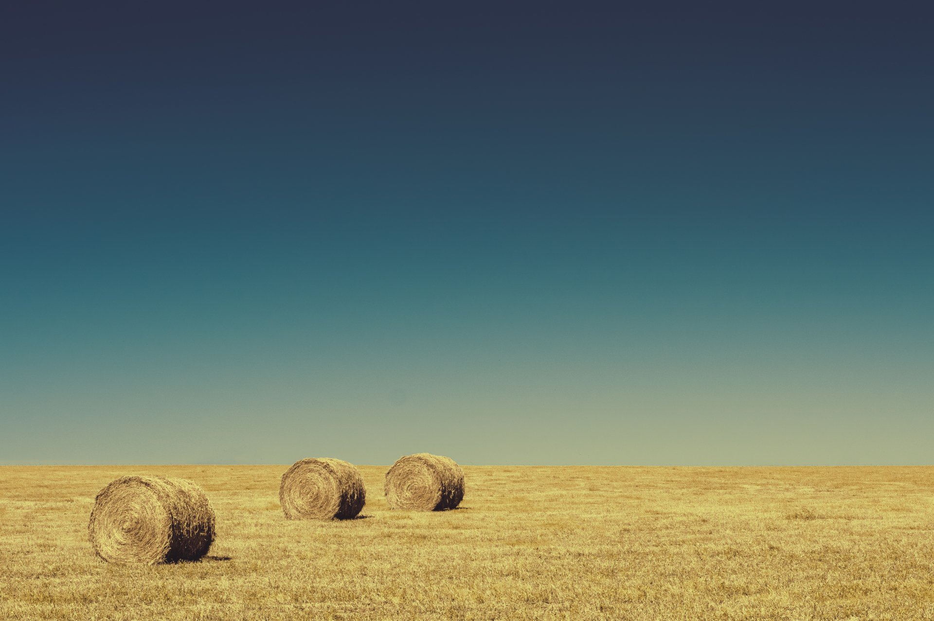 Download Horizon Summer Field Nature Haystack 4k Ultra HD Wallpaper ...