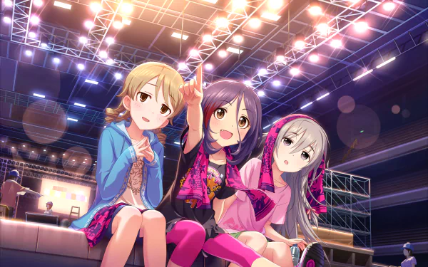 Syoko Hoshi Nono Morikubo Mirei Hayasaka Anime THE iDOLM@STER: Cinderella Girls Starlight Stage HD Desktop Wallpaper | Background Image