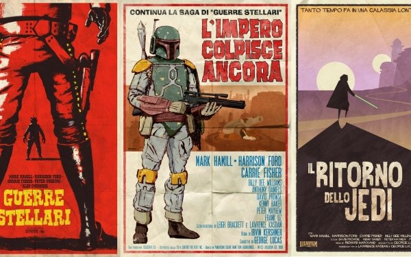 Movie Star Wars Poster Western Space Boba Fett HD Wallpaper | Background Image