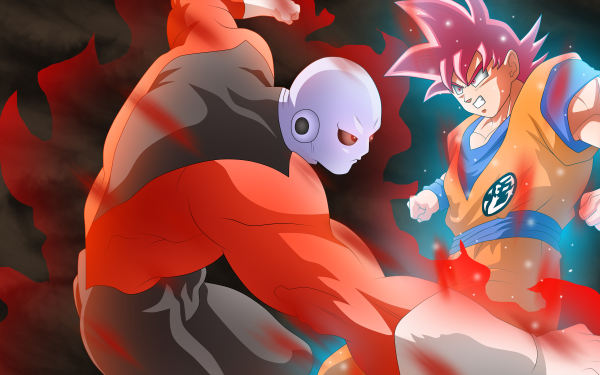 Anime Dragon Ball Super Dragon Ball Goku Jiren Super Saiyan Rosé HD Wallpaper | Background Image