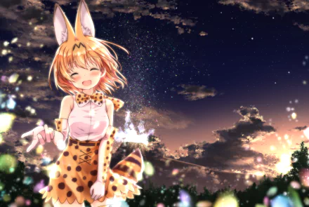 Serval (Kemono Friends) Anime Kemono Friends HD Desktop Wallpaper | Background Image