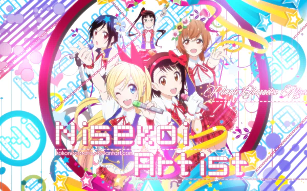 Marika Tachibana Haru Onodera Ruri Miyamoto Seishirou Tsugumi Kosaki Onodera Chitoge Kirisaki Anime Nisekoi HD Desktop Wallpaper | Background Image