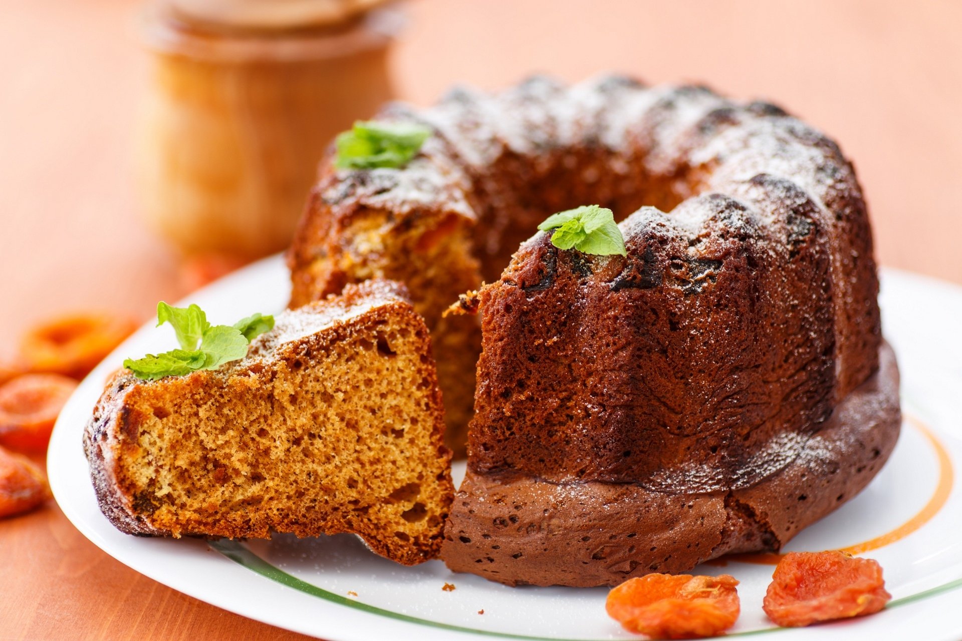 Apricot Bundt Cake — HD Pastry Wallpaper