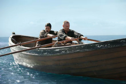 John Silver (Black Sails) Luke Arnold Captain Flint (Black Sails) Toby Stephens TV Show Black Sails HD Desktop Wallpaper | Background Image