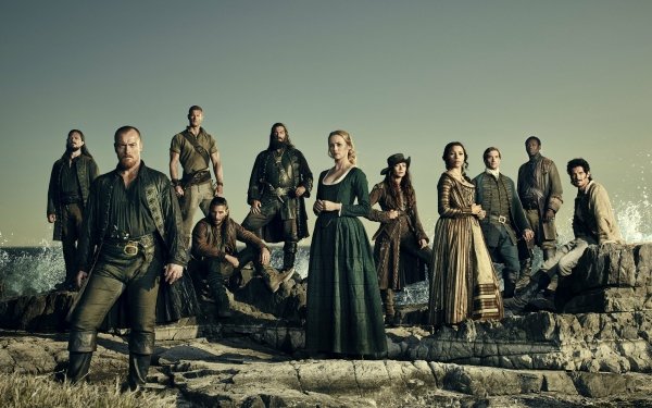 TV Show Black Sails Charles Vane Zach McGowan Eleanor Guthrie Hannah New Max Jessica Parker Kennedy Clara Paget Anne Bonny Luke Arnold John Silver Hakeem Kae-Kazim Mr. Scott Toby Stephens HD Wallpaper | Background Image