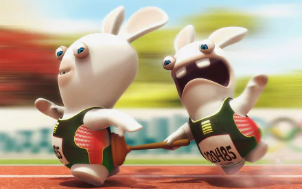 video game Rayman Raving Rabbids TV Party HD Desktop Wallpaper | Background Image