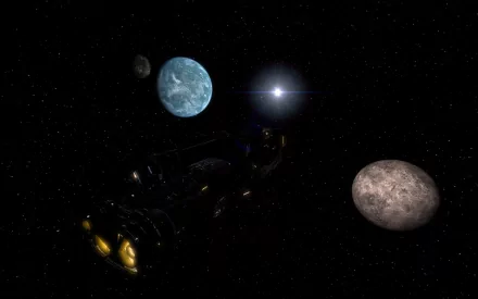 Sci Fi spaceship HD Desktop Wallpaper | Background Image