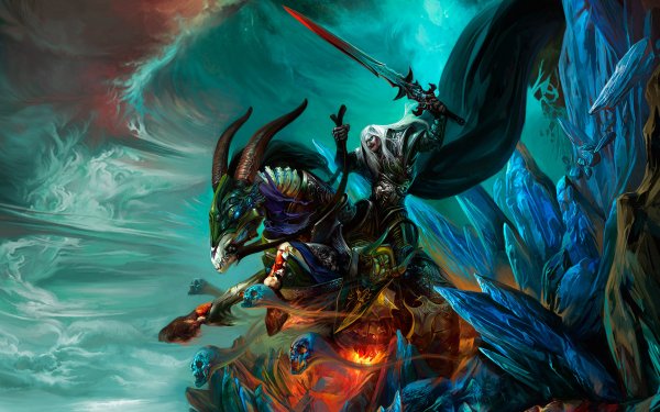 Dark Warrior Magic HD Wallpaper | Background Image