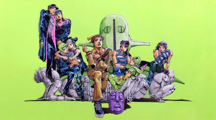 Anime Jojo's Bizarre Adventure HD Desktop Wallpaper | Background Image