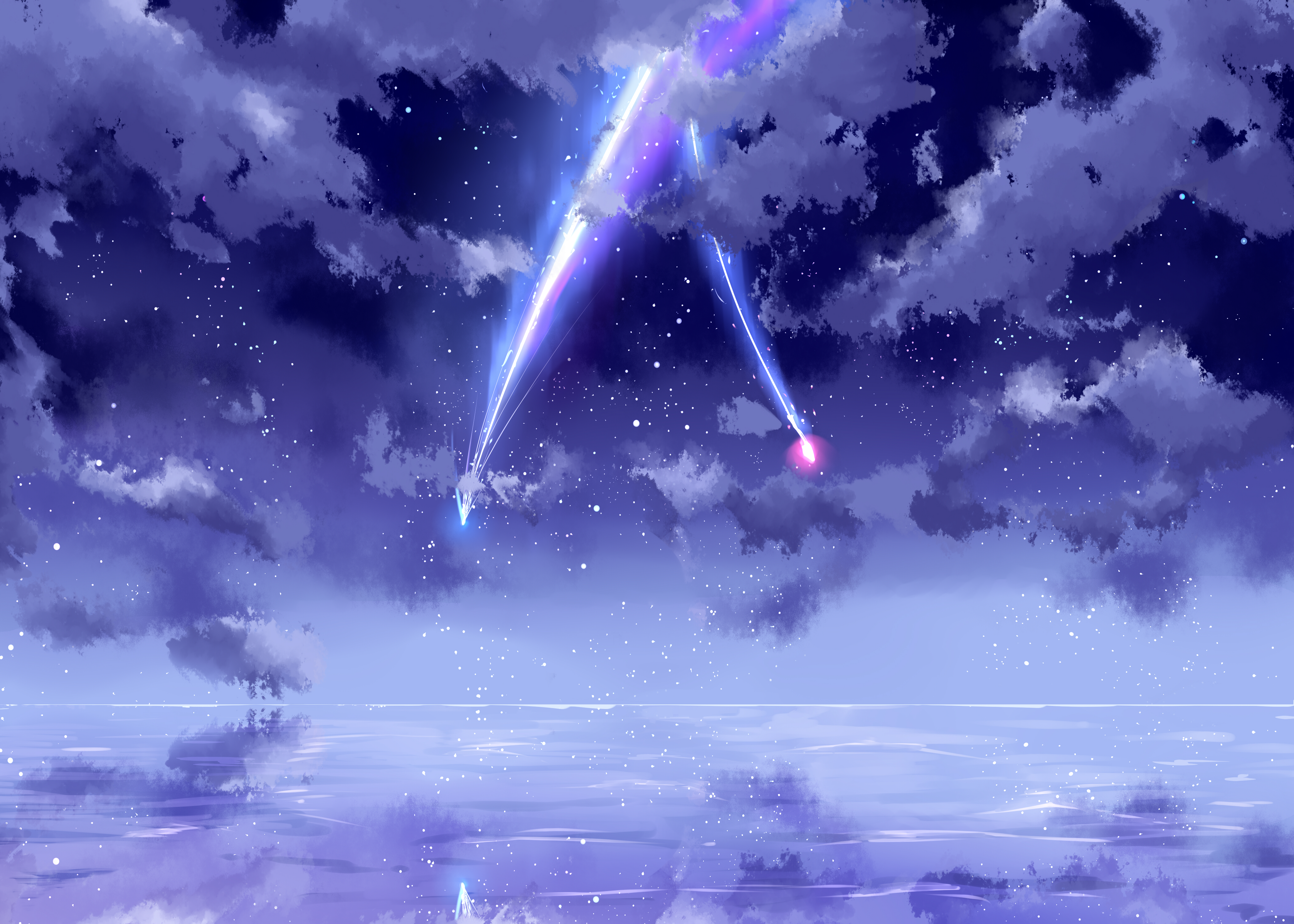 Anime Kimi No Na Wa GIF - Anime KimiNoNaWa NightSky - Discover