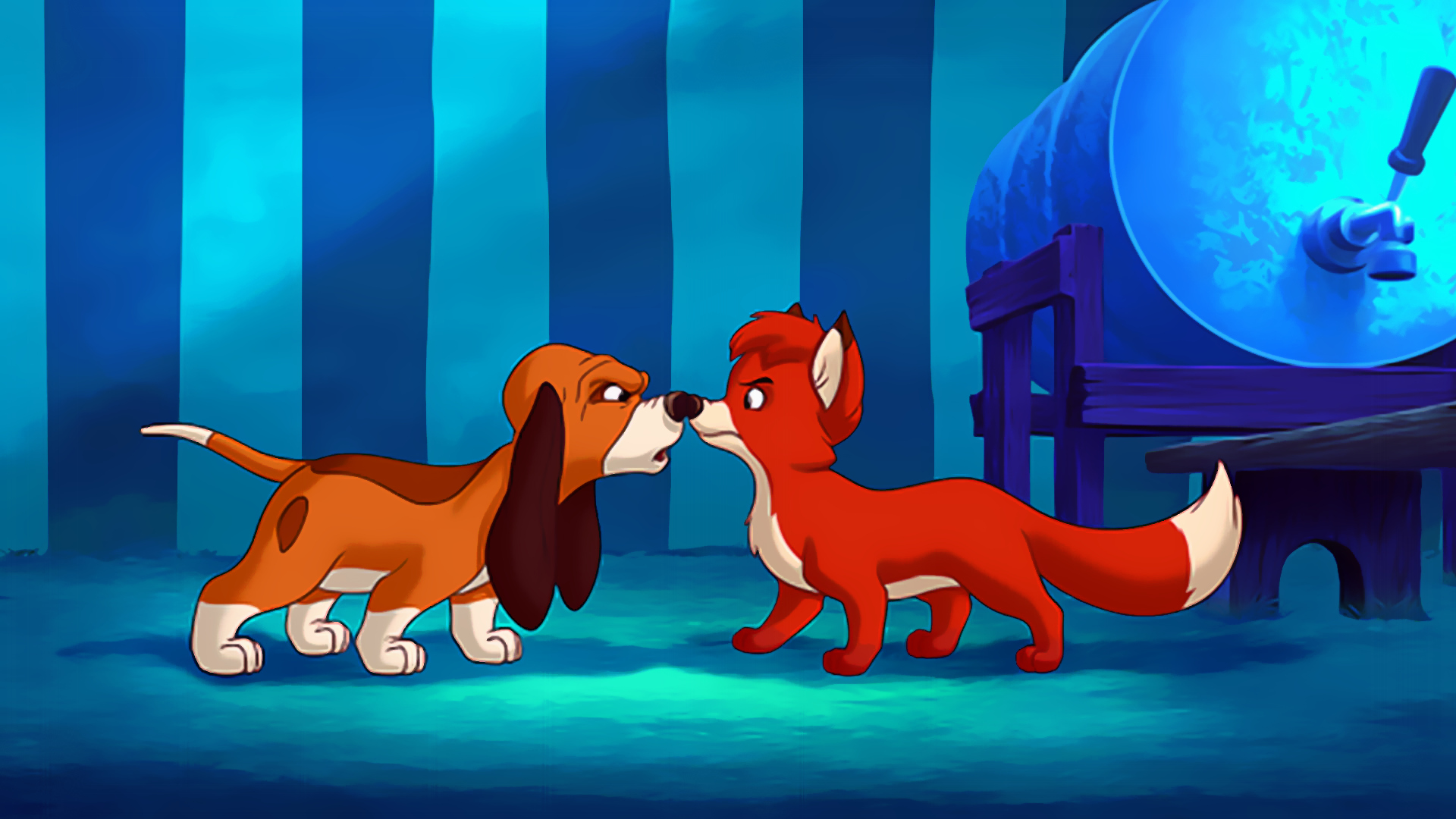 电 影 The Fox and the Hound 2 高 清 壁 纸 桌 面 背 景.
