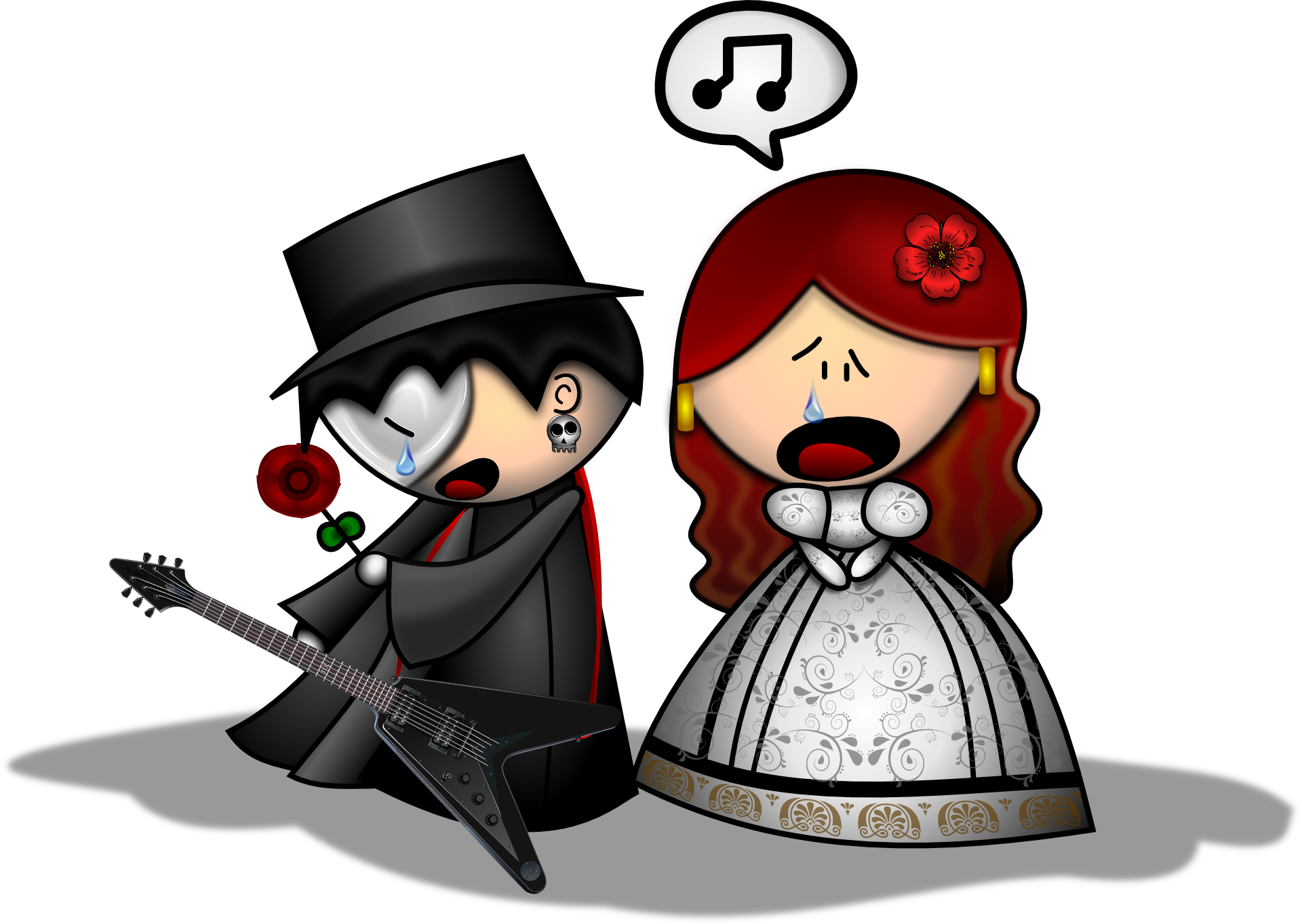 Download Guitar Music Artistic HD Wallpaper