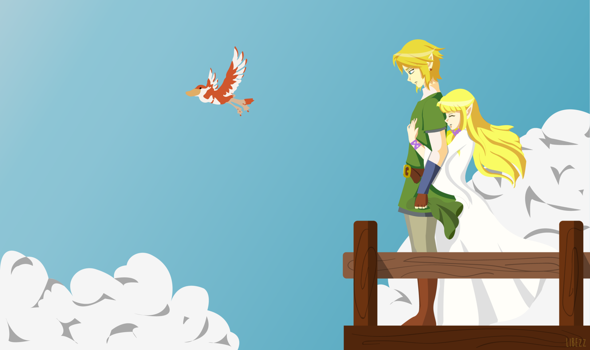 Download Princess Zelda Link Video Game The Legend Of Zelda: Skyward Sword HD Wallpaper by Libeth Briones