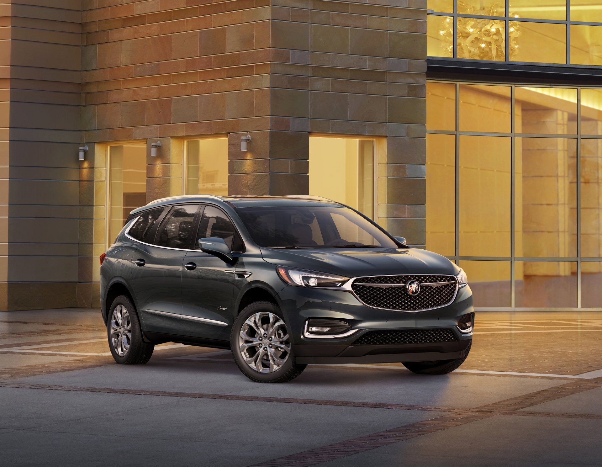 Download SUV Silver Car Car Buick Vehicle Buick Enclave HD Wallpaper