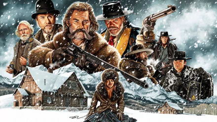 movie The Hateful Eight HD Desktop Wallpaper | Background Image