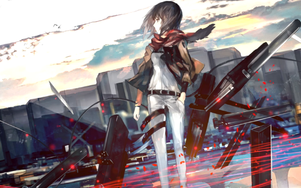 Anime Attack On Titan Mikasa Ackerman HD Wallpaper | Background Image