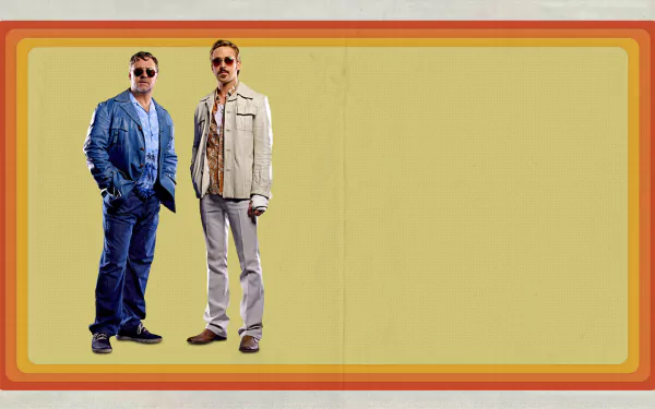 Ryan Gosling Russell Crowe movie The Nice Guys HD Desktop Wallpaper | Background Image