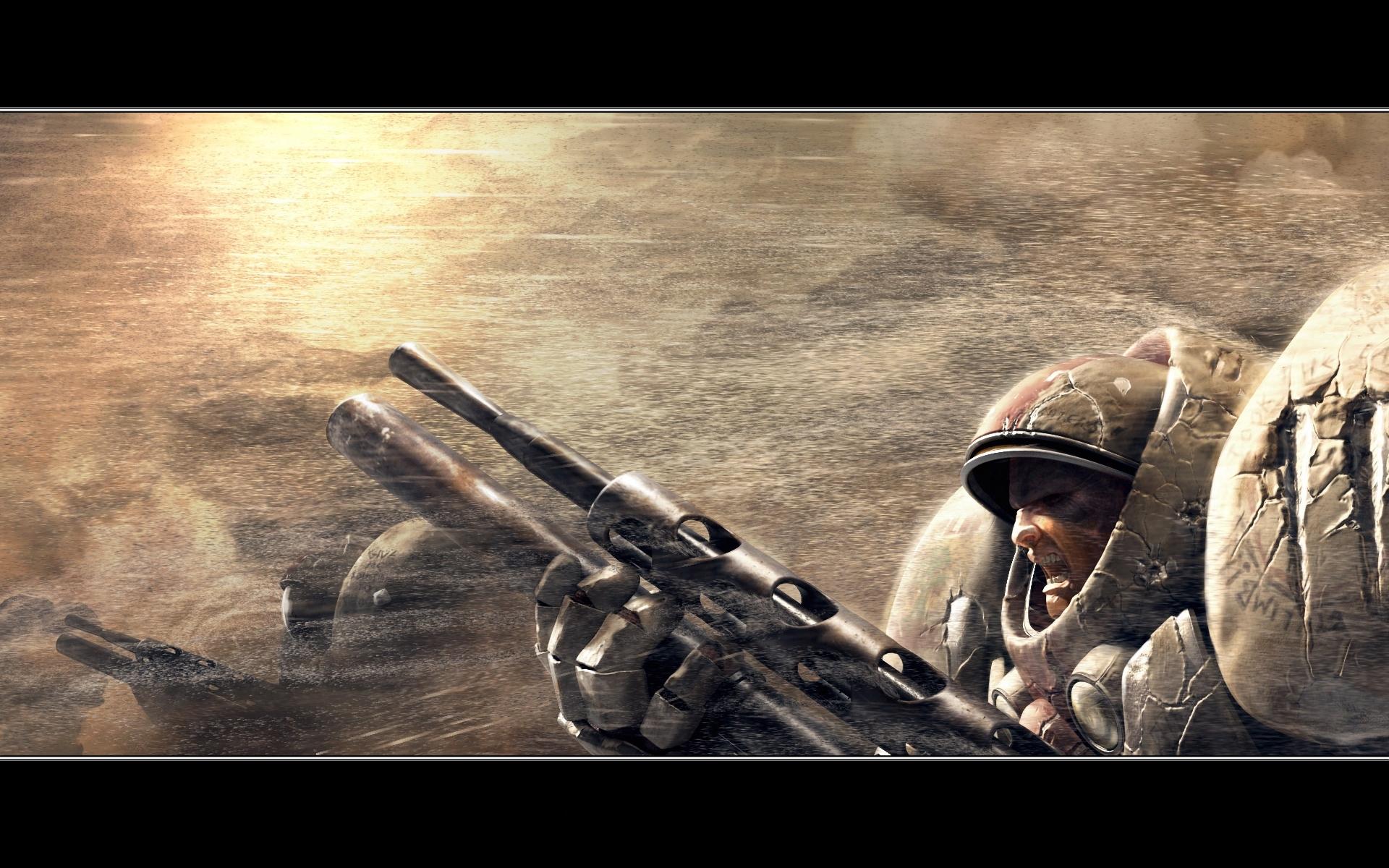 Sci Fi soldier featured in Starcraft II.