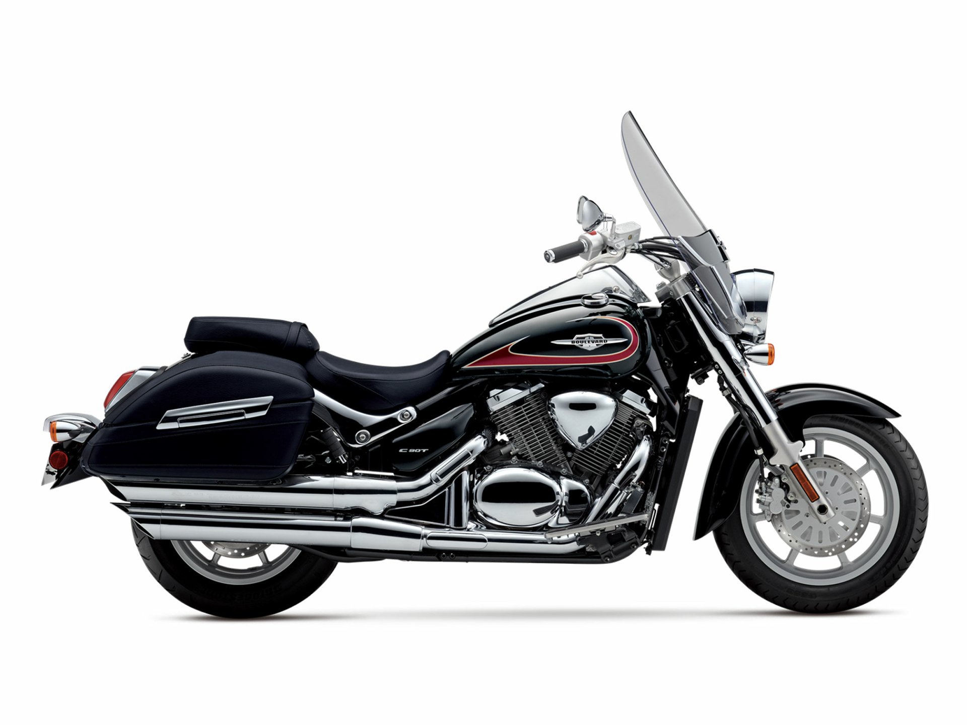Download Vehicle Suzuki Boulevard C90T HD Wallpaper