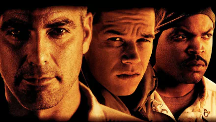 Ice Cube (Celebrity) George Clooney Mark Wahlberg movie Three Kings HD Desktop Wallpaper | Background Image