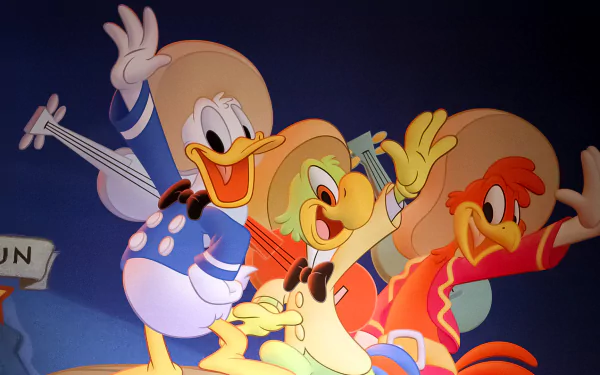 Donald Duck movie The Three Caballeros HD Desktop Wallpaper | Background Image