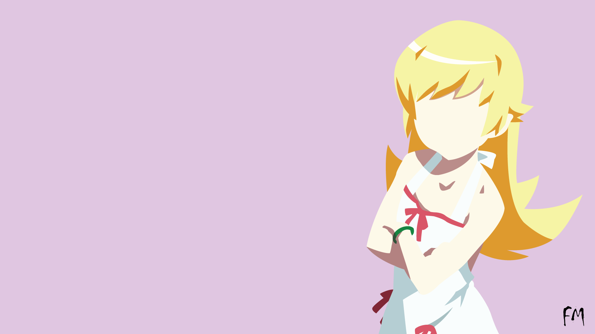 Download Shinobu Oshino Anime Monogatari (Series) HD Wallpaper