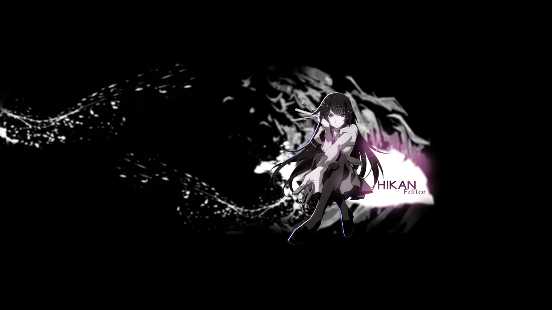 Download Hitagi Senjōgahara Anime Monogatari (Series) HD Wallpaper