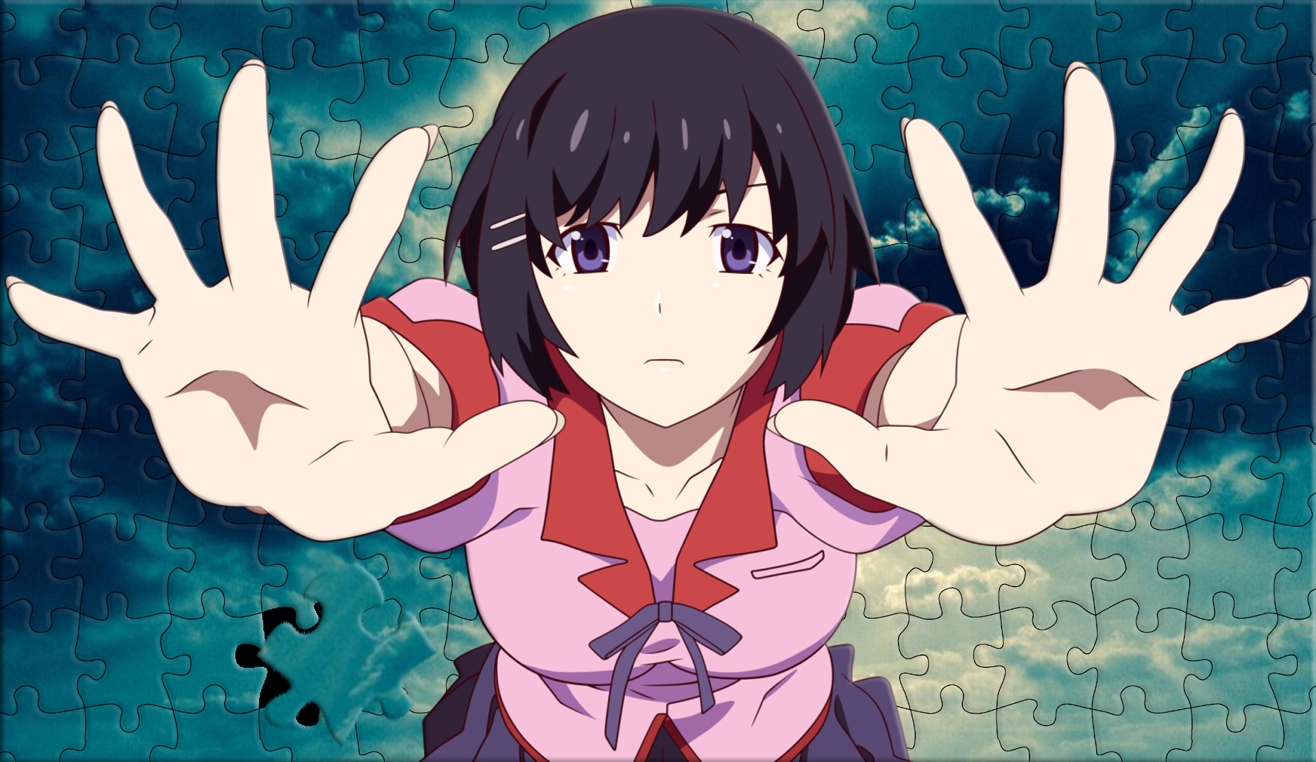 Download Tsubasa Hanekawa Anime Monogatari (Series) HD Wallpaper