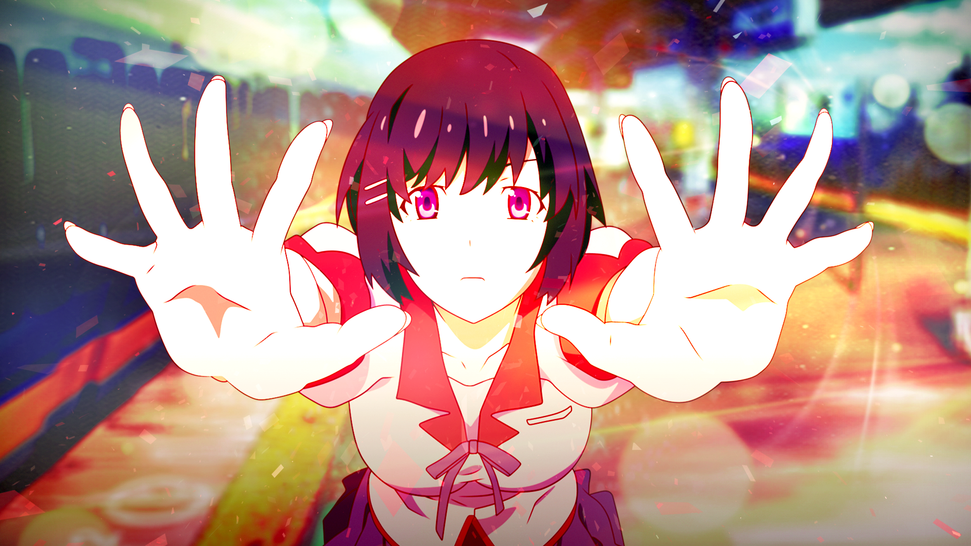 Download Tsubasa Hanekawa Anime Monogatari (Series) HD Wallpaper