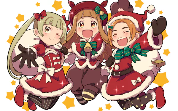 Chika Yokoyama Kaoru Ryuzaki Nina Ichihara Anime The iDOLM@STER Cinderella Girls HD Desktop Wallpaper | Background Image