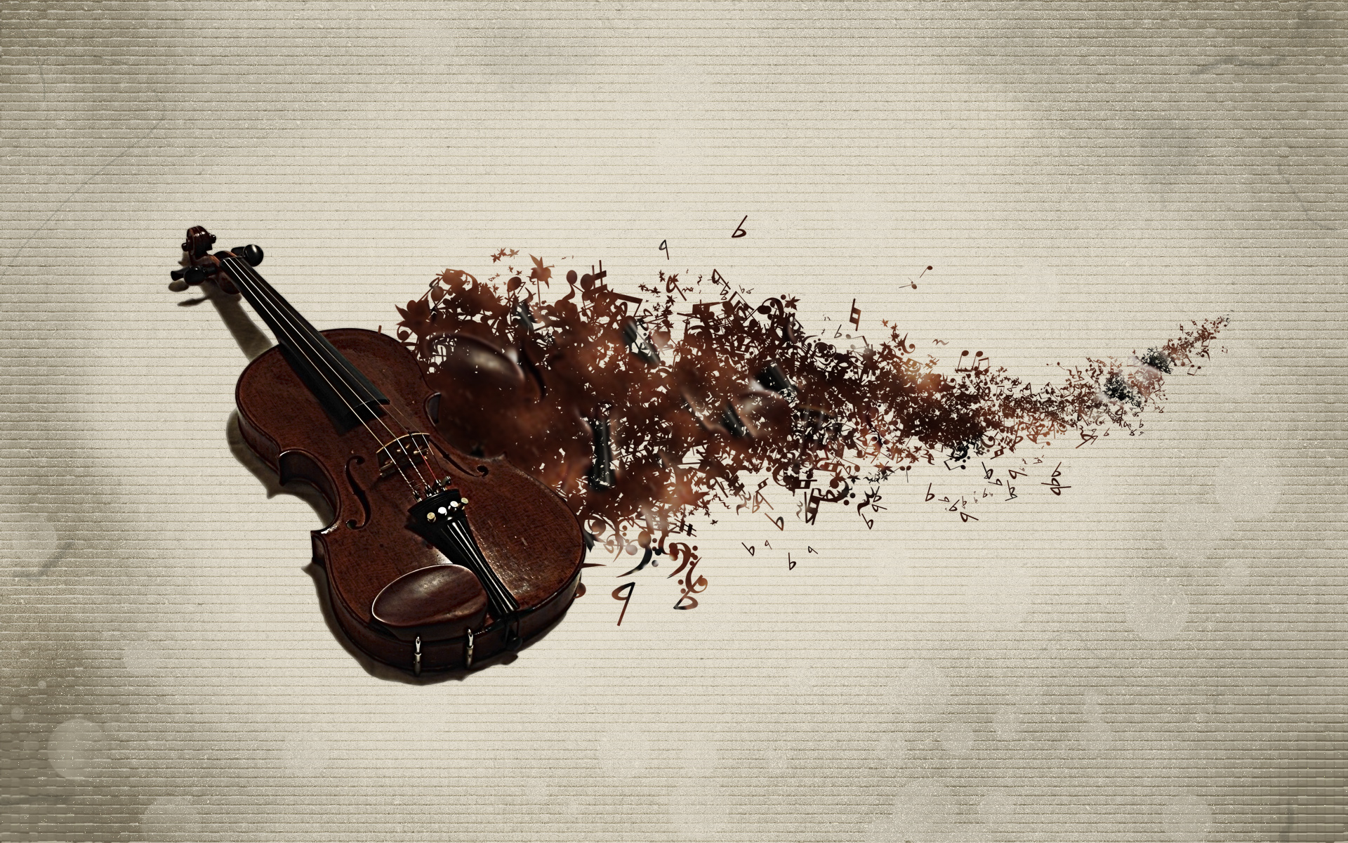 Violin in HD desktop wallpaper