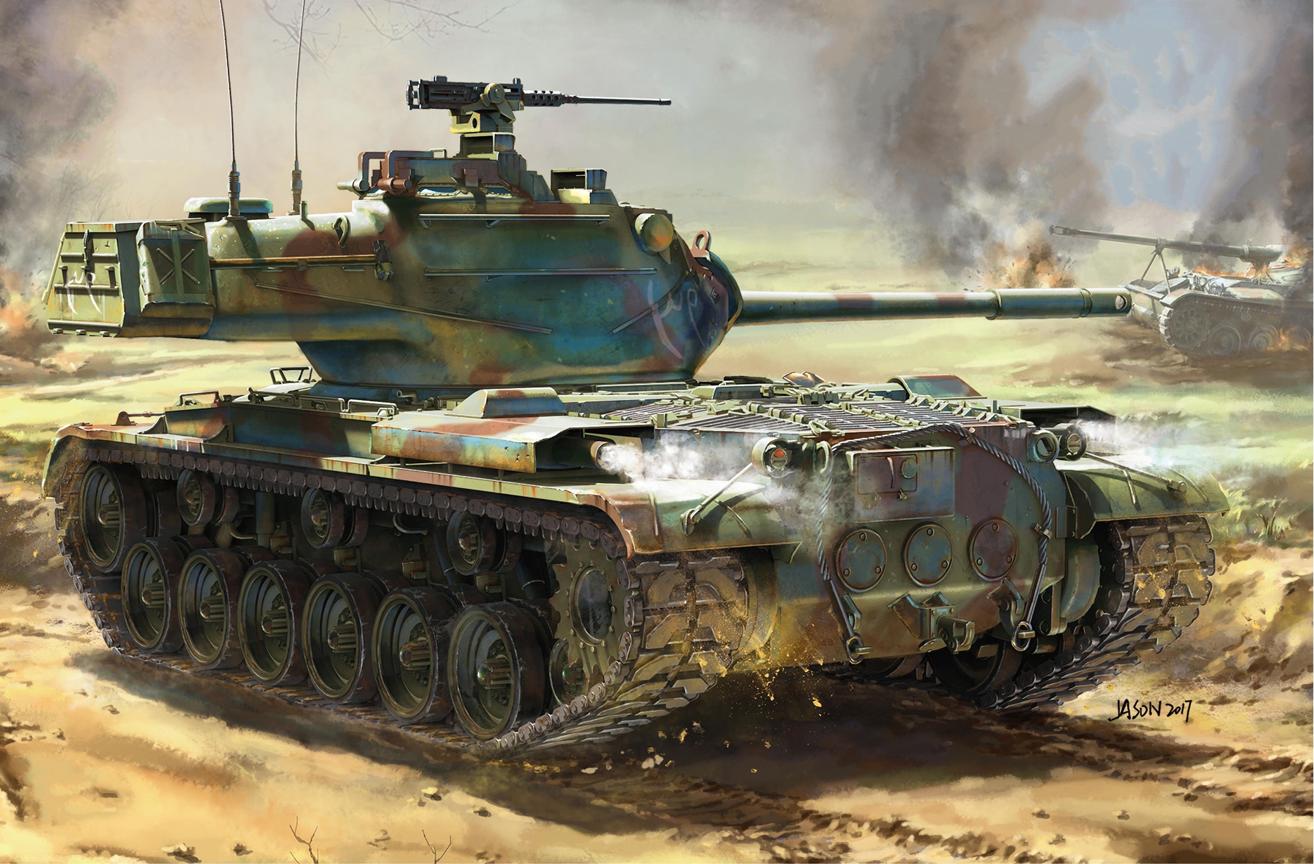 Download M47 Patton Military Tank HD Wallpaper