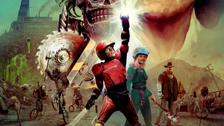Munro Chambers Laurence Leboeuf movie Turbo Kid HD Desktop Wallpaper | Background Image