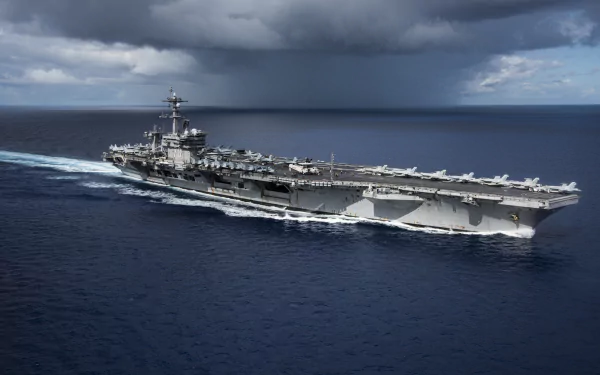 warship aircraft carrier military USS Carl Vinson (CVN-70) HD Desktop Wallpaper | Background Image
