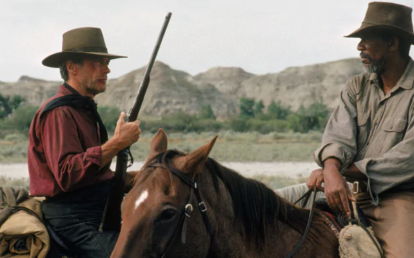 Morgan Freeman Clint Eastwood movie Unforgiven HD Desktop Wallpaper | Background Image