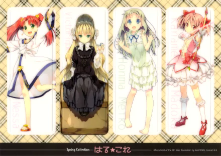 Madoka Kaname Victorique de Blois Nessa (Fractale) Meiko Honma Gosick Fractale (Anime) Puella Magi Madoka Magica Anohana Anime crossover HD Desktop Wallpaper | Background Image