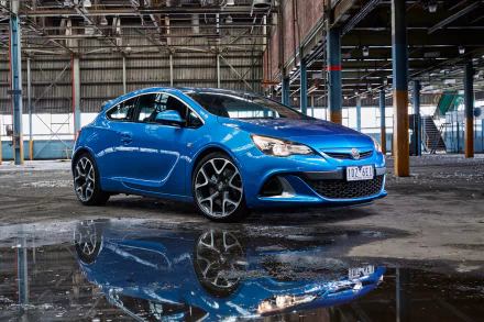 compact car reflection car opel vehicle Opel Astra HD Desktop Wallpaper | Background Image