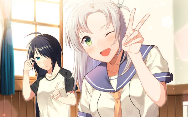 Kinugasa (Kancolle) Kako (Kancolle) Anime Kantai Collection HD Desktop Wallpaper | Background Image