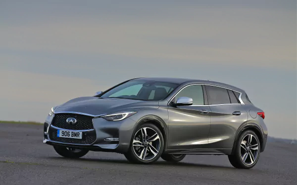 SUV silver car car Infiniti vehicle Infiniti QX30 HD Desktop Wallpaper | Background Image