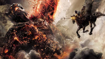 Sam Worthington movie Wrath Of The Titans HD Desktop Wallpaper | Background Image