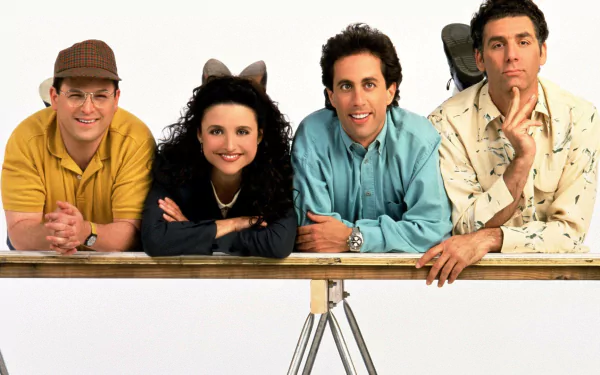 Jason Alexander Michael Richards Julia Louis-Dreyfus Jerry Seinfeld TV Show Seinfeld HD Desktop Wallpaper | Background Image