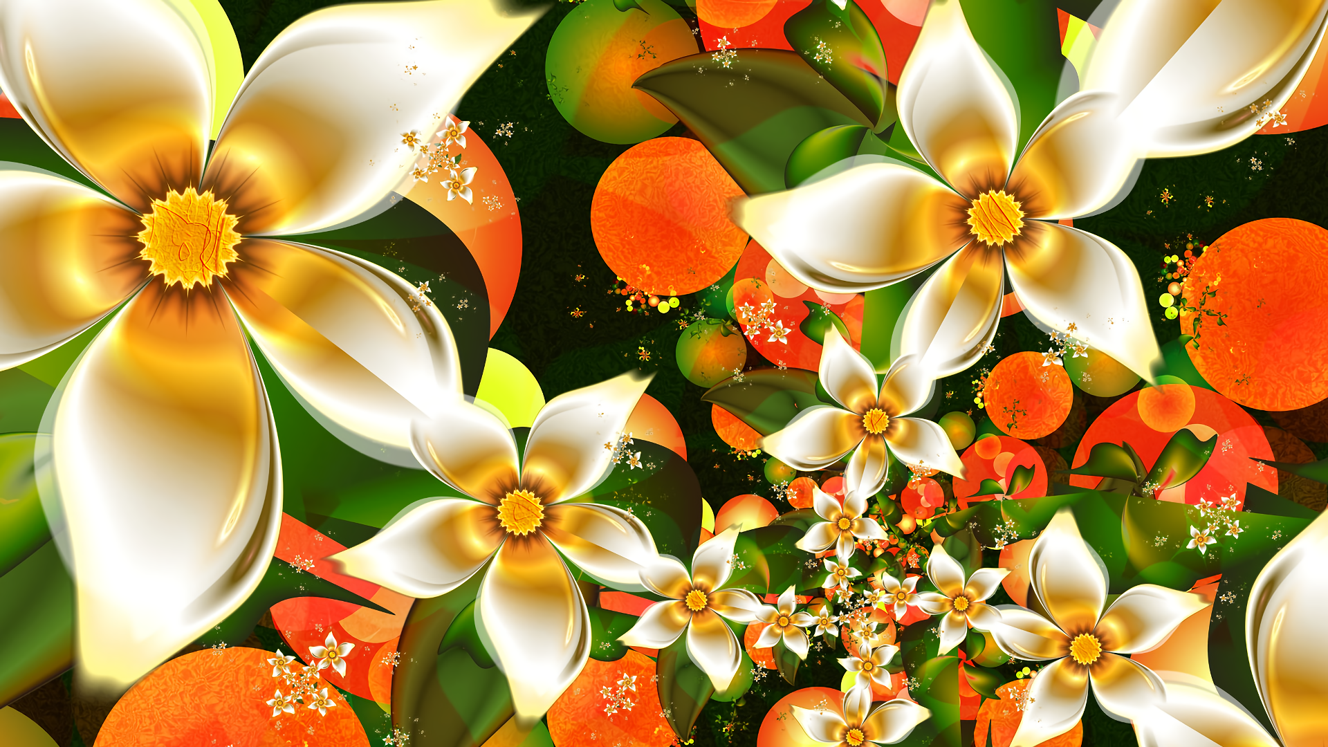 Orange Blossoms by Peggi Wolfe