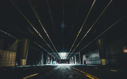 man made tunnel HD Desktop Wallpaper | Background Image