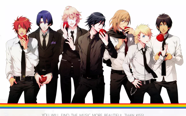 Shinomiya Natsuki Kurusu Syo Jinguji Ren Ittoki Otoya Ichinose Tokiya Hijirikawa Masato Aijima Cecil Anime Uta no Prince-sama HD Desktop Wallpaper | Background Image